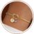 Turandoss Geburtsstein Armband Damen Gold – 14K Gold Vergoldet Knoten Armband mit Buchstaben A–Z Personalisierter Schmuck Armreif Ideales Geschenke für Frauen Mädchen Mutter Freundin
