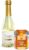 Set of 2 Gold Secco Cheers! and Fruit Gum Nerve Food 120 g | Nerve Food | Relaxation | Me Time | Anti Stress | Gift for Your Best Friend | Sweet Gift | Prosecco | Sparkling Wine | Gold Secco