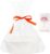 1 x White Gift Basket Empty Large Set, Basket for Gifts, Gift Basket, Empty, Gift Basket, with a Gift Basket and a Greeting Card, for Weddings, Parties, Birthdays and Holidays