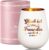Glass Lantern with Saying Tea Light Holder Gift for Best Friend