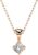 EDELIND Women’s Gold Chain 585 Real Gold Diamond Pendant 0.08 Ct with Anchor Chain Gold 45 cm, Adjustable Length – Gold Jewellery with Elegant Gift Box