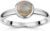 MATERIA by Matthias Wagner Gemstone Ring 925 Silver Round for Women in Many Colours and Sizes