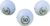 Set of 3 50th Birthday Golf Balls with Happy Birthday Motif