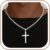 SLOONG Men’s Cross Chain Silver 5 mm Wide 41/46/51/56 cm