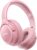 BERIBES Wireless Bluetooth Headphones Over Ear, 65 Hours, with 6 EQ Modes, HiFi Stereo, Built-in Microphone, Foldable Wireless Headphones for Mobile Phones/iPad/Laptops/PC, Pink