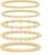 Bracelet for Women 4/6 mm Bracelets Plastic Beaded Bracelet Women Stretch Bracelets 1 Set