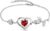 Women’s S925 Silver Bracelet with I Love You.
