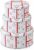 Bonsport Set of 3 Round Biscuit Tins, Hearts/Stars