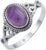 BAGHIMI Oval Ring Made of 925 Sterling Silver