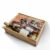 Black Forest Butcher Shop Gift Basket „Wooden Box“ with Sausage and Ham Delicatessen – Gift Basket with Black Forest Ham, Fig Mustard and White Wine as a Gift for Any Occasion