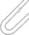 PROSTEEL Wheat Chain Men’s Necklace Stainless Steel Chain Women’s Link Chain Jewellery Men’s Chain 46 to 76 cm Long Selectable 2/3/6/9 mm Wide in Silver/Black/Gold