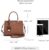 Cnoles Elegant Leather Women’s Handbags Top-Handle Satchel with Shoulder Strap Fashionable Shopping Bags for Women