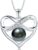 Black Tahitian Pearl Necklace Jewellery Christmas Gift Mother’s Day Mum Gift Valentine’s Day Anniversary Wedding Birthday Wife Girlfriend
