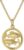 trendor 75940-03 Zodiac Sign Pisces Gold 333 Pendant Diameter 16 mm + Necklace