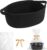 Empty Gift Basket, Cotton Organiser Storage Basket, Braided Basket with Gift Bags and Ribbons, Black Gift Basket, Empty for Wedding, Christmas, Birthday