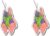 2 x Air Freshener with Starfish Patrick Motif, Funny Fragrance Dispenser, Car Tuning, Air Freshener, Fragrance Pendant, Air Freshener, Joke Item