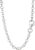 NKlaus Women’s Anchor Chain Necklace Round (38 cm – 80 cm) 925 Sterling Silver Width: 3.5 mm