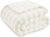 Topfinel Bubble Blanket Cuddly Blanket Fluffy White – 150 x 200 cm Sofa Blanket & Couch Blanket Made of Imitation Wool Blanket, Warm Fleece for Living Room Decoration Aesthetic Blanket, Soft Blanket