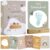 Lebenskompass Milestone Cards Baby – 55 Magical Monthly Cards as a Baby Shower Gift with Beautiful Gift Packaging – Includes Wooden Card Stand