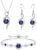 Women’s Silver Jewellery Set, 3 Pieces, 925 Sterling Silver Necklace & Earrings & Bracelet Set with AAAAA Cubic Zirconia, Infinity Silver Jewellery Women’s 925 Gift for Birthday, Mother’s