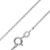 trendor Kette für Anhänger 925 Silber rhodiniert Ankerkette 1,4 mm 75611
