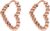 Purelei Bubble Heart Hoop Earrings – Waterproof | Heart Shaped Hoop Earrings with Ball Structure Made of Stainless Steel | 14K Gold Plating, Silver & 18K Rose Gold Plating | Playful Statement Earrings