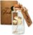 HolmCraft – Lucky Charm | Real Four Leaf Clover in Glass Bottle with Cork | Small Gift for Happiness | Encouragement Gifts | Thank You Gifts | Lucky Charm New Year’s Eve