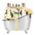 SPA LUXETIQUE Birthday Gift for Women, Bath Gift Set, 8-Piece Vanilla Fragrance Beauty Spa Set for Women with Decorative Bathtub, Wellness Set for Women, Christmas Gifts, Mother’s Day Gift, Valentine’s Day