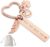 Sugeru® Heart Keyring, Engraved Font, Protective, Car Key Guardian Angel, Personalised Gifts for Driving, Gift for Licence, Birthday, Christmas, for Women, Girlfriends, Mums, Daughters