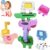 Montessori Toy from 3 4 5 Years, Stacking Toy Made of Wood, Building Blocks Sorting Game for Children, Wooden Animals Wooden Stacking Game Fine Motor Skills Educational Games Gift for Baby Boy Girl
