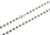 6 mm Ball Chain – Genuine 925 Silver, Length 40-100 cm