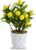 Small Artificial Lemon Tree, Small Yellow Lemon Bonsai, Artificial Plant Decoration Lemon Tree, Artificial Flower Pot Lemon Bonsai, Lemon Tree Indoor Plant, for Home, Garden, Farmhouse