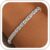 Byzantine Bracelet 925 Silver Over Women, 6 mm Wide Square Silver Bracelet Original Italian Byzantine Bracelet Elegant Jewellery Gift Idea Length 6.5/7/7.5/8 Inches