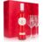 Sipply Gift Set 3 Pieces with 2 Spray Glasses and 1 Bottle Sarti Spritz 0.7 L 14.0% Vol. | with Gift Box: Pink | Gift for Women Men Mum Dad Girlfriend for Christmas Easter