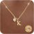 Maynor Gold Women’s Letter Chain with 5A Zircon Heart Pendant – Initials A-Z Necklace, 18K Gold Plated Personalised Name Chain Fashion Jewellery Gift for Women Girls