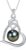 Gift for Women, Jewellery Gift for Wife on Wedding Anniversary, Necklace with Black Tahitian Pearl Heart, Birthday Christmas Mother’s Day Valentine’s Day Gift for Her