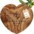 HOFMEISTER Heart-Shaped Board Engraved Name – Made of Olive Wood, Gift for Lovers for Anniversary, Wedding or Valentine’s Day, Decorative Gift Idea, 21 cm