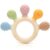 CAJA Teething Ring Baby Teething Aid Teething Toy and Baby Toy