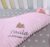 Personalised Baby Blanket with Name – Light Pink Plush & Grey Cotton with White Stars – Embroidered, Warm & Winter-Safe 75 x 100 cm – Gift for Birth & Christening (Light Pink – Stars, 75 x 100 cm)
