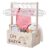 Unicraftal Baby Shower Gift with Wooden Handle Children’s Clothes Hanger Baby Storage Basket Wooden Box for Baby Showers Baby Shower Box Cabinet Personalised Baby Basket Baby Shower Gift