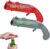 Bottle Opener Gun, Pack of 2 Funny Shot Bottle Openers, Beer Gifts for Men, Beer Opener in Gun Design, Bottle Opener, Funny for Use at Home, Bar or Parties (Grey, Red)