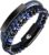 Leather Bracelet Men’s Leather Bracelet with Stainless Steel Magnetic Clasp Braided Bracelet for Men and Exclusive Jewellery Box for Men Gifts Idea