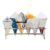 Carry bag, 6 cones Pommis 45 x 14 x 10.8 cm, silver, rust-proof, 1 un.