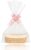 Empty Gift Basket, 30 x 20 x 12 cm, Empty Gift Basket with Bag and Ribbon, Basket for Gifts, Gift Basket, Ideal for Gifts, Decoration and Storage (Khaki and White)