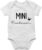 Geschenk mit Namen personalisiert by Shirtracer – Body Boy Girl – Mini Last Name | Pregnancy Announcement Gift Birth Baby