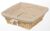 METRO Professional Square Wicker Basket Stackable 25 x 25 x 8 cm – Single