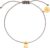 Purelei Angel Bracelet – Adjustable Fabric Bracelet with Symbolic Pendant Waterproof 16-20cm Available in Gold, Silver or Rose Gold