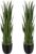 Artificial Sansevieria 90 cm Pack of 2 Artificial Plants Like Real – Artificial Plants Large for Indoor and Outdoor Use, Ideal for Decorating Porches, Patios and Home Offices