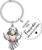 Best Friend Guardian Angel Key Ring with Saying, Best Friend Gifts, Angel Pendant, Lucky Charm, Guardian Angel for Birthday, Christmas, New Year’s Eve Party Gifts
