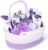 Bath Spa Gift Set – Body & Earth Gift Hamper – 6 Piece Lavender Fragrance Bath Set – Shower Gel, Bubble Bath, Body Lotion, Bath Salt, Body Scrub, Back Washer